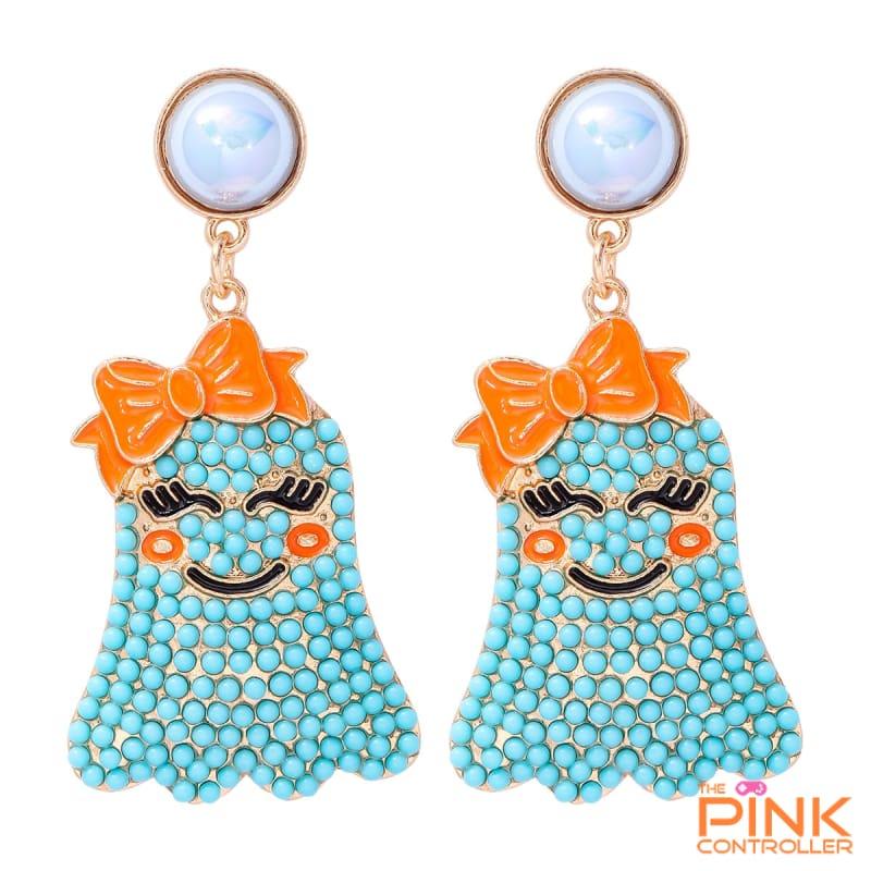 Beaded Halloween Earrings