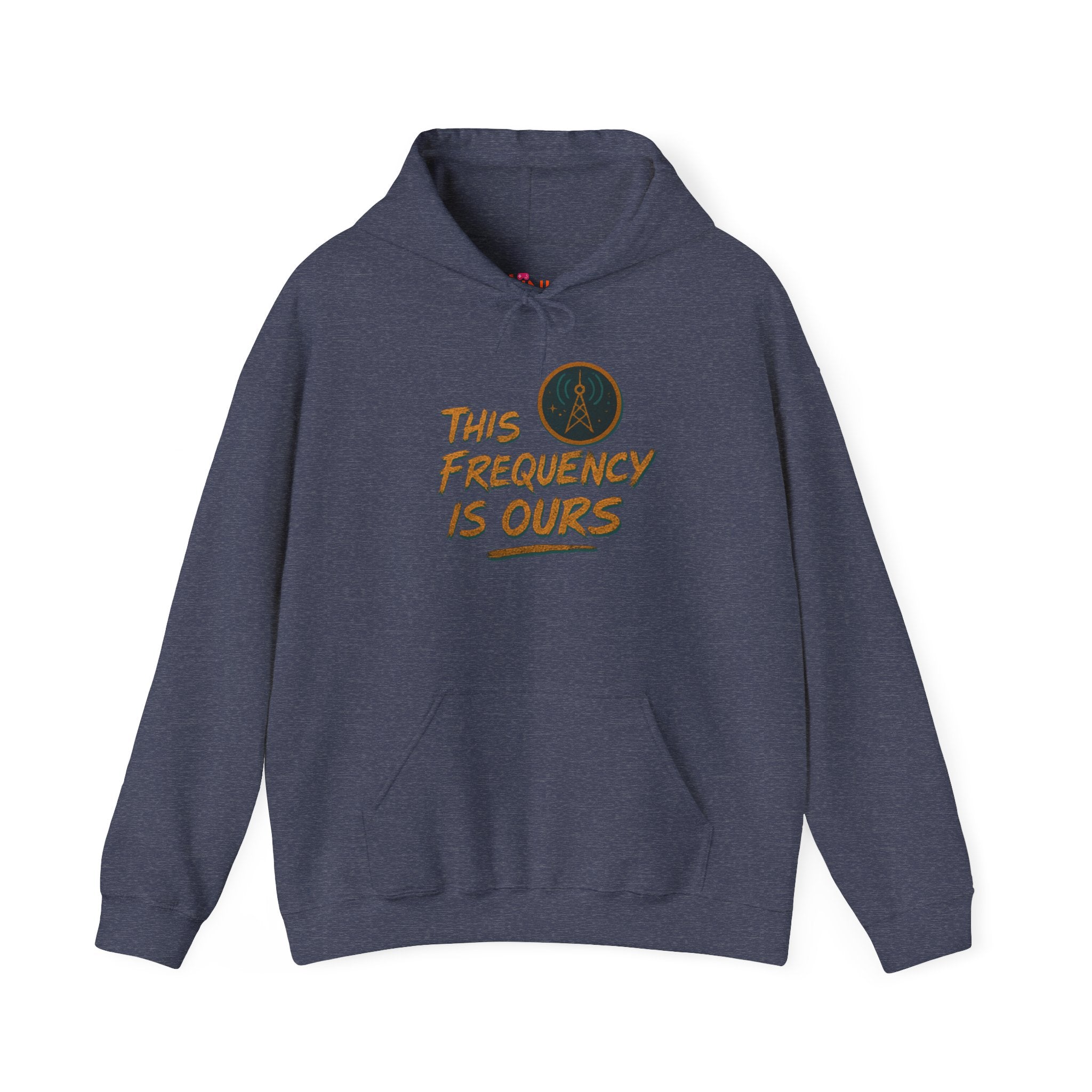 'This Frequency is Ours' Inspirational Cozy Hoodie