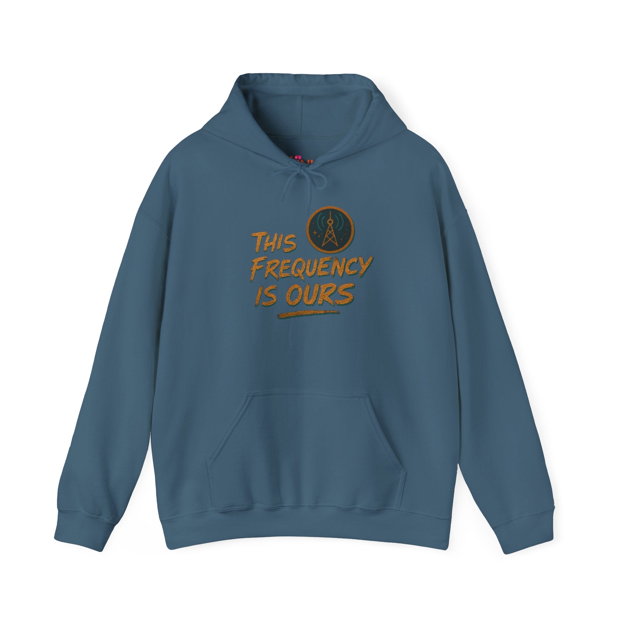 'This Frequency is Ours' Inspirational Cozy Hoodie