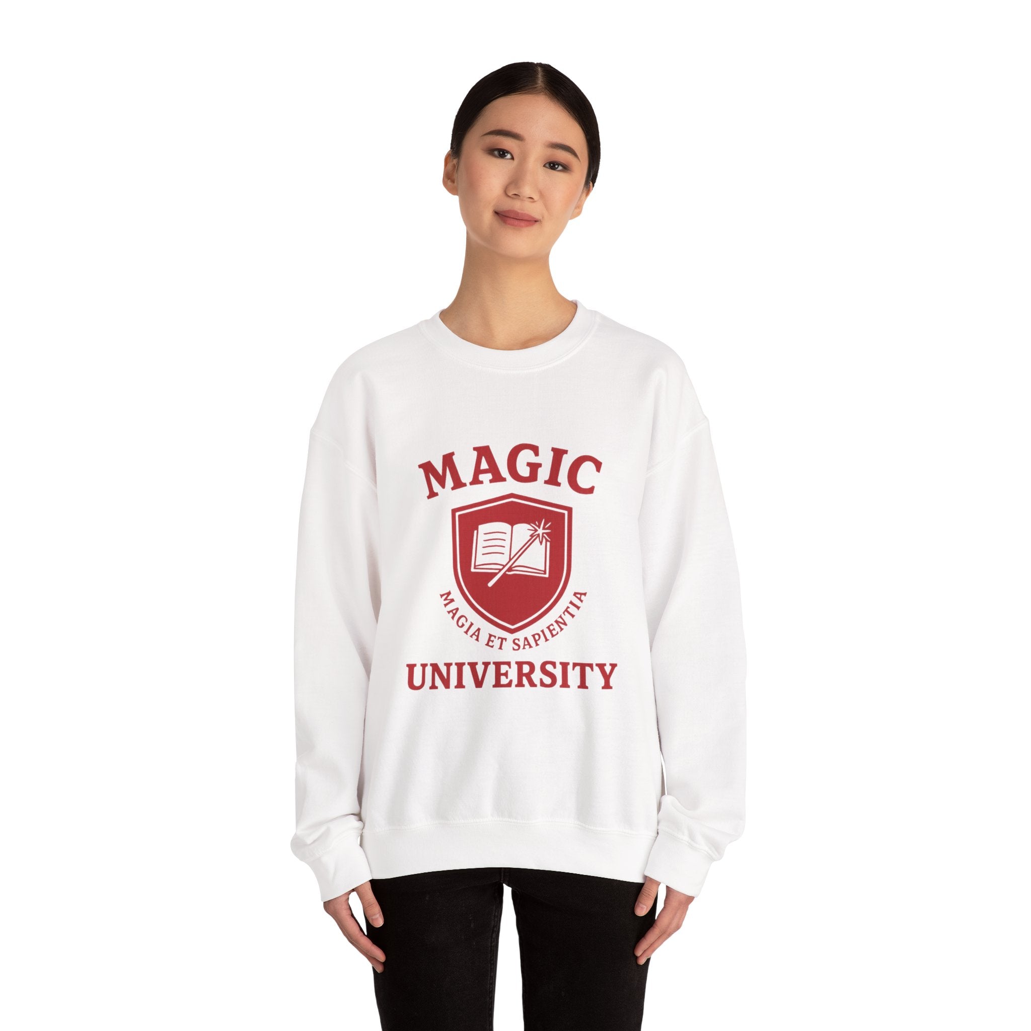 Magic University Cozy Sweatshirt (Red)