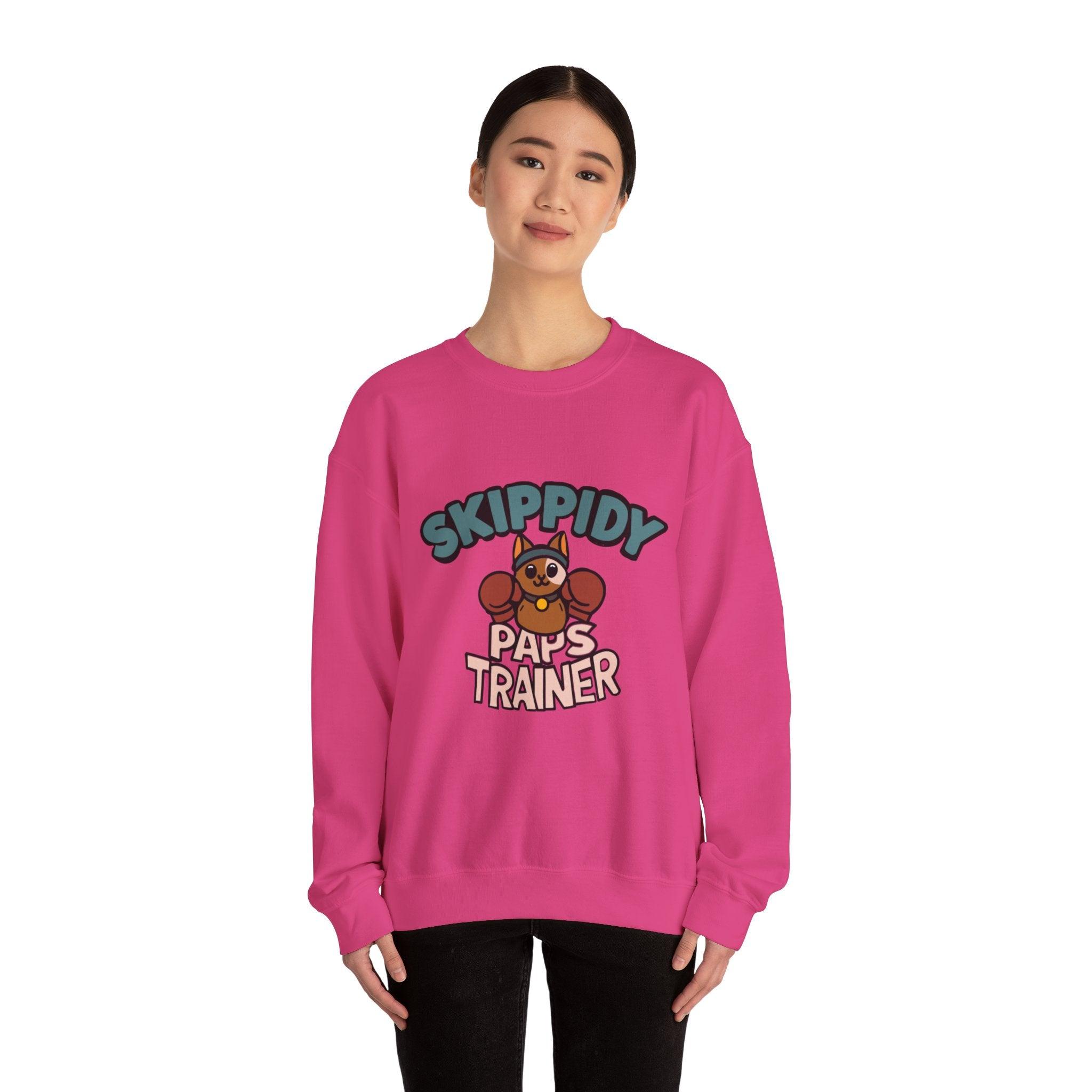 Skippidy Paps Trainer Sweatshirt|The Pink Controller - The Pink Controller