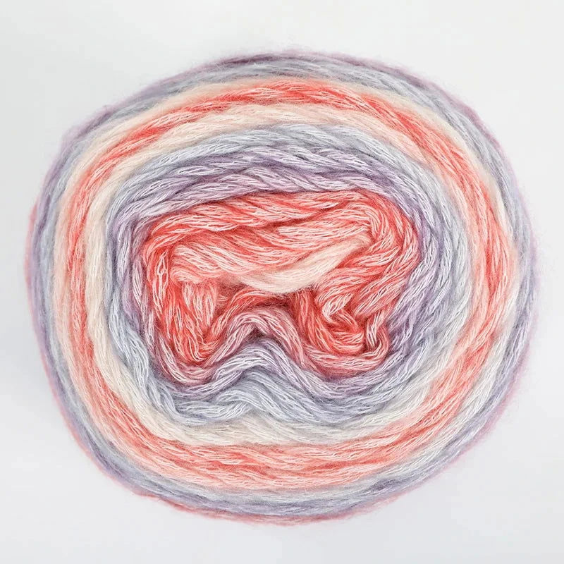 4pcs Gradient Cake Yarn Rainbow Autumn/Winter - The Pink Controller