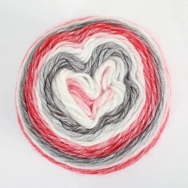 4pcs Gradient Cake Yarn Rainbow Autumn/Winter - The Pink Controller