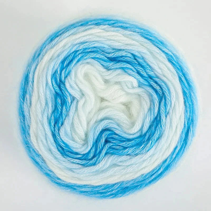 4pcs Gradient Cake Yarn Rainbow Autumn/Winter - The Pink Controller