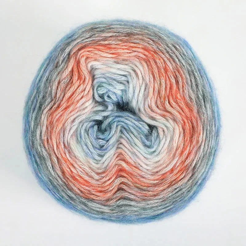 4pcs Gradient Cake Yarn Rainbow Autumn/Winter - The Pink Controller