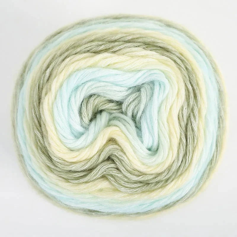 4pcs Gradient Cake Yarn Rainbow Autumn/Winter - The Pink Controller