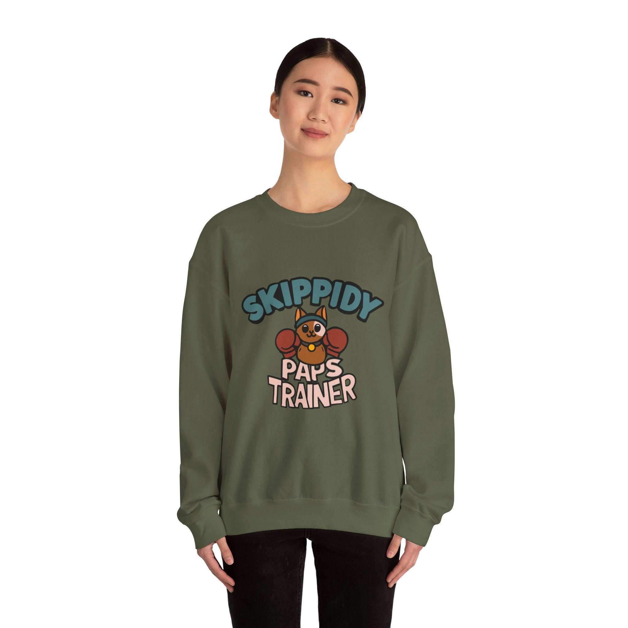 Skippidy Paps Trainer Sweatshirt|The Pink Controller - The Pink Controller