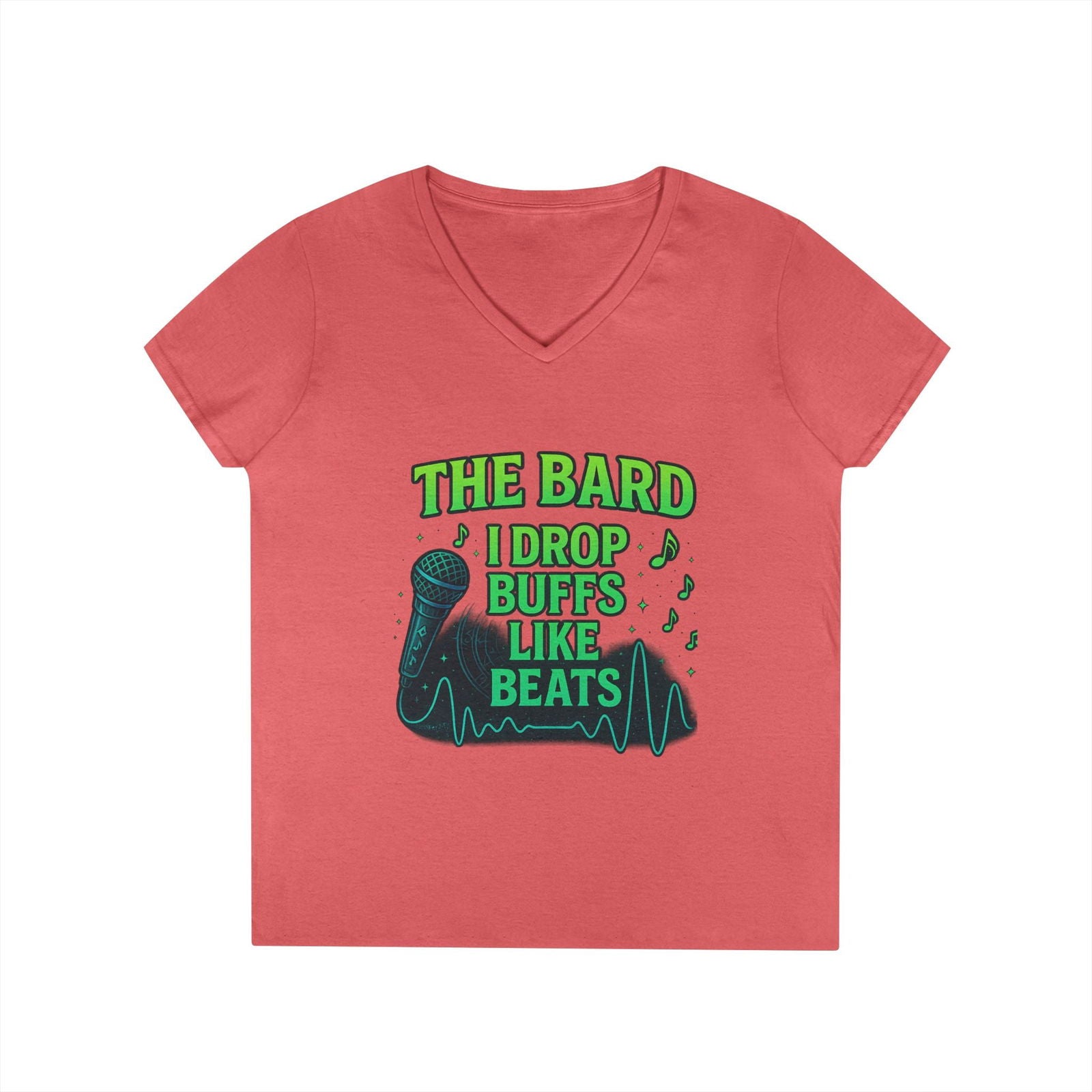 Bard V-Neck T-Shirt - The Pink Controller
