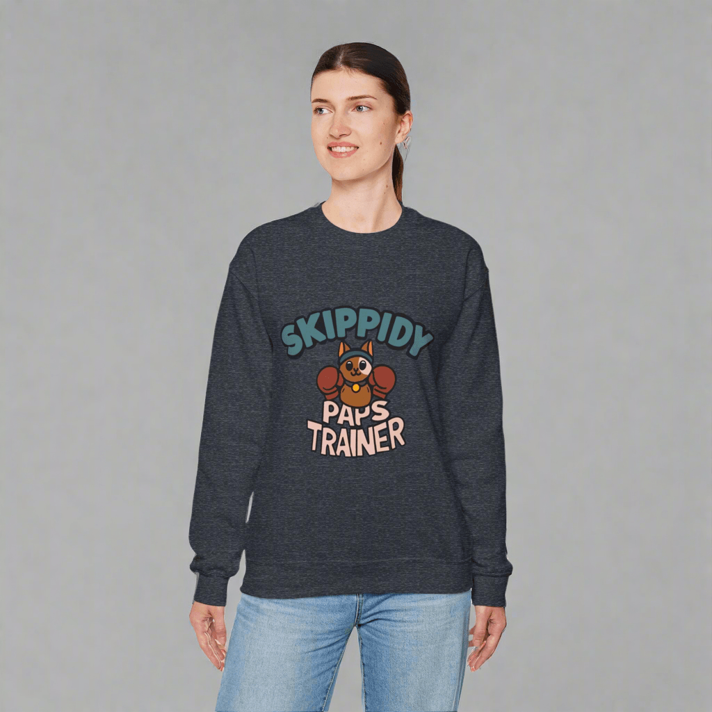 Skippidy Paps Trainer Sweatshirt|The Pink Controller - The Pink Controller