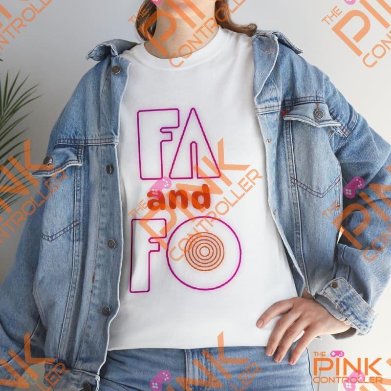 FA and FO Cotton Tee - The Pink Controller