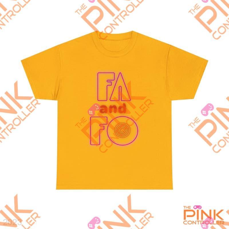 FA and FO Cotton Tee - The Pink Controller