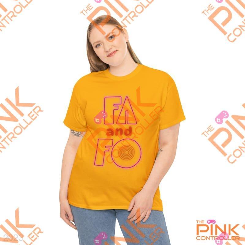 FA and FO Cotton Tee - The Pink Controller