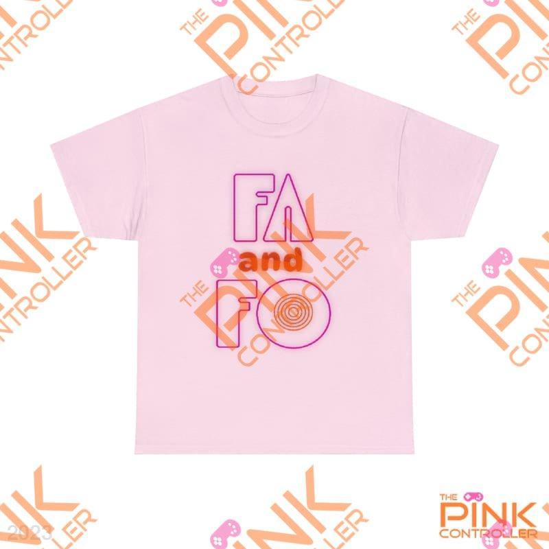 FA and FO Cotton Tee - The Pink Controller