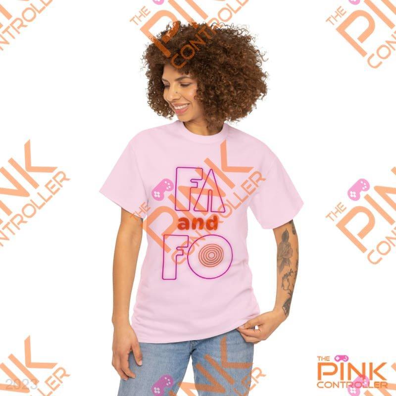 FA and FO Cotton Tee - The Pink Controller