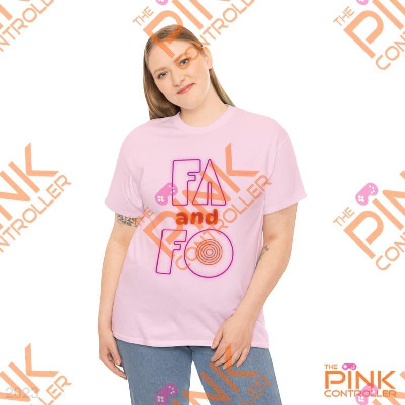 FA and FO Cotton Tee - The Pink Controller