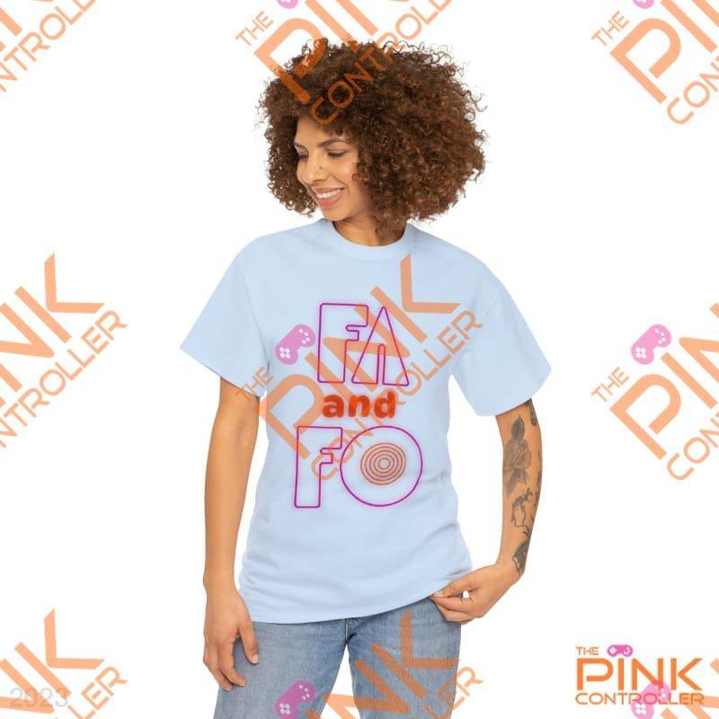 FA and FO Cotton Tee - The Pink Controller