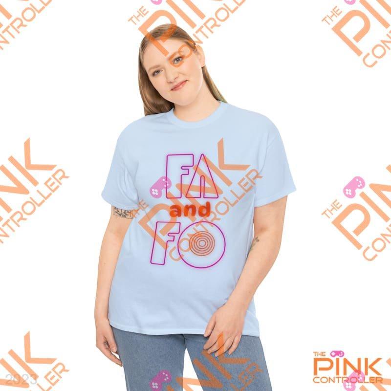FA and FO Cotton Tee - The Pink Controller