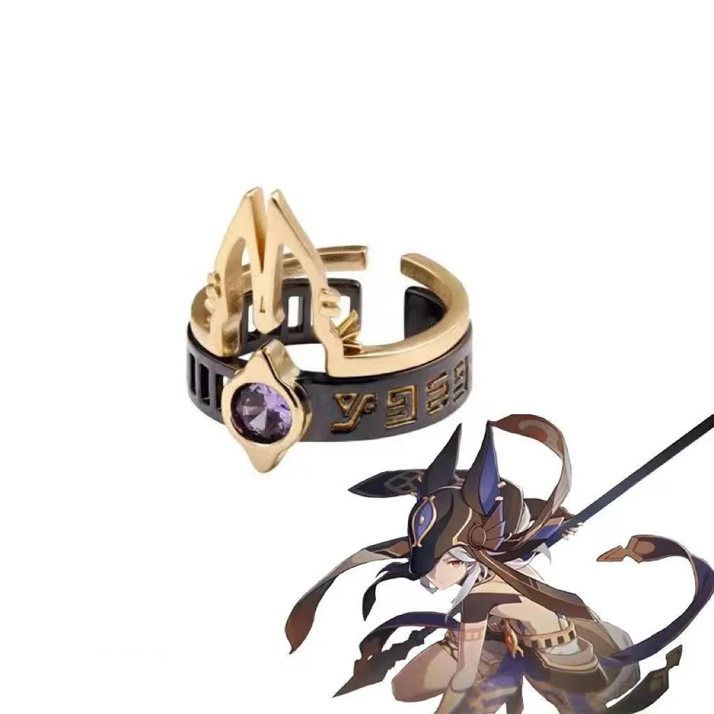 Genshin Impact-Cyno Adjustable Ring - The Pink Controller