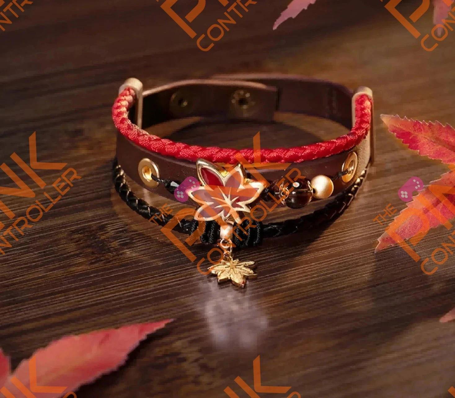 Genshin Impact Kazuha Adjustable Bracelet - The Pink Controller