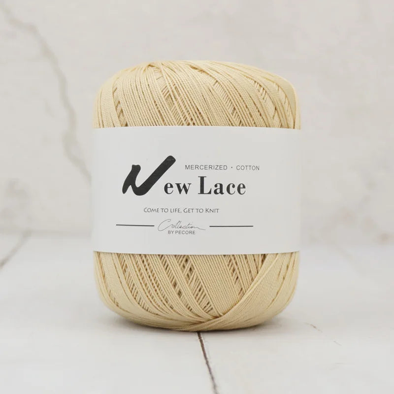 Crochet Yarn 100% Cotton Size 6 Lace
