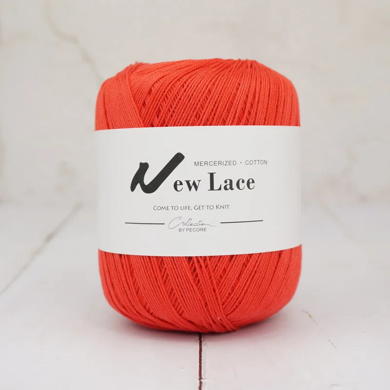 Crochet Yarn 100% Cotton Size 6 Lace