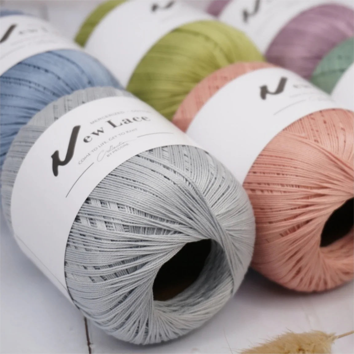 Crochet Yarn 100% Cotton Size 6 Lace