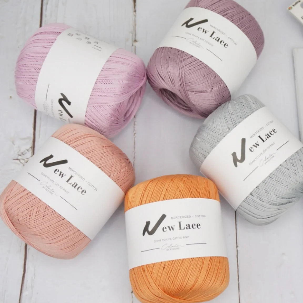 Crochet Yarn 100% Cotton Size 6 Lace