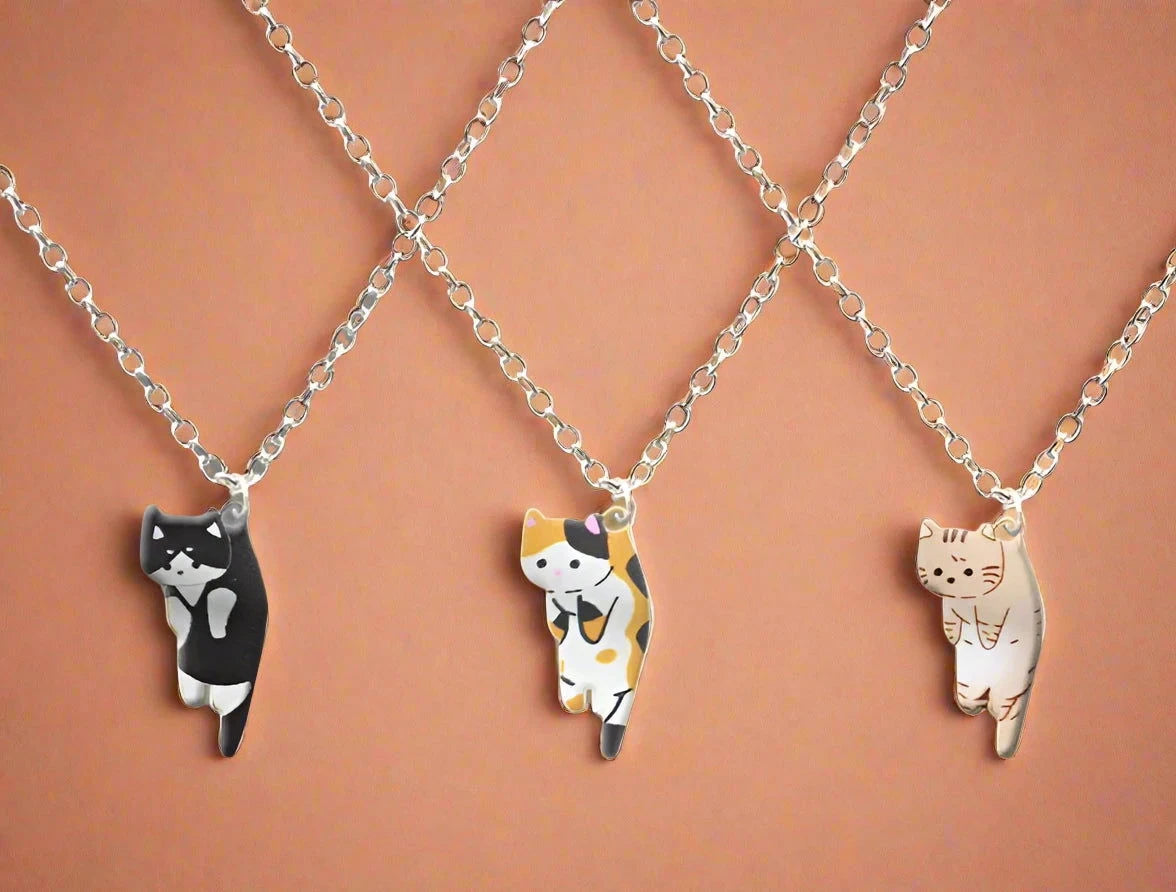 Kitten Charm Necklace - The Pink Controller