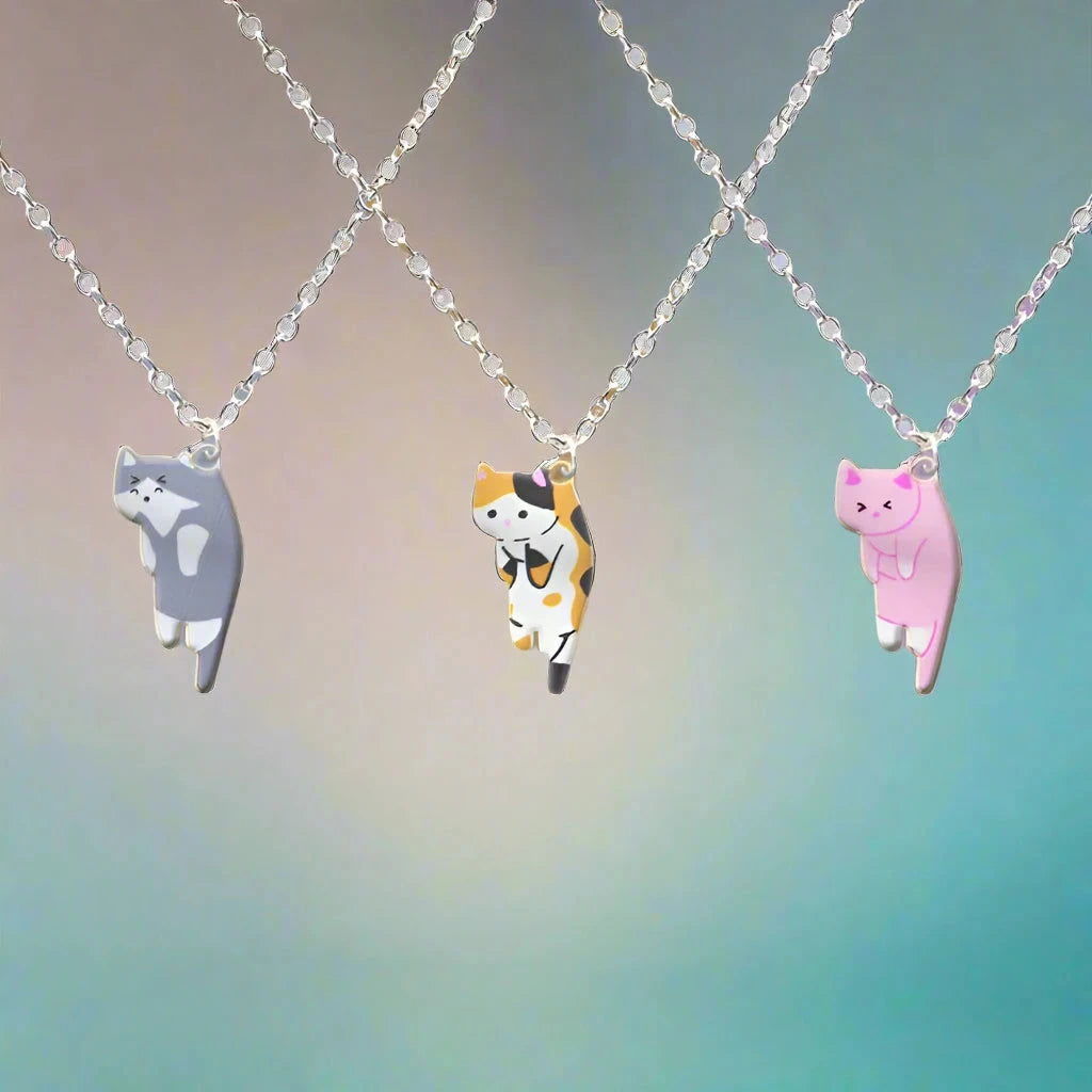 Kitten Charm Necklace - The Pink Controller
