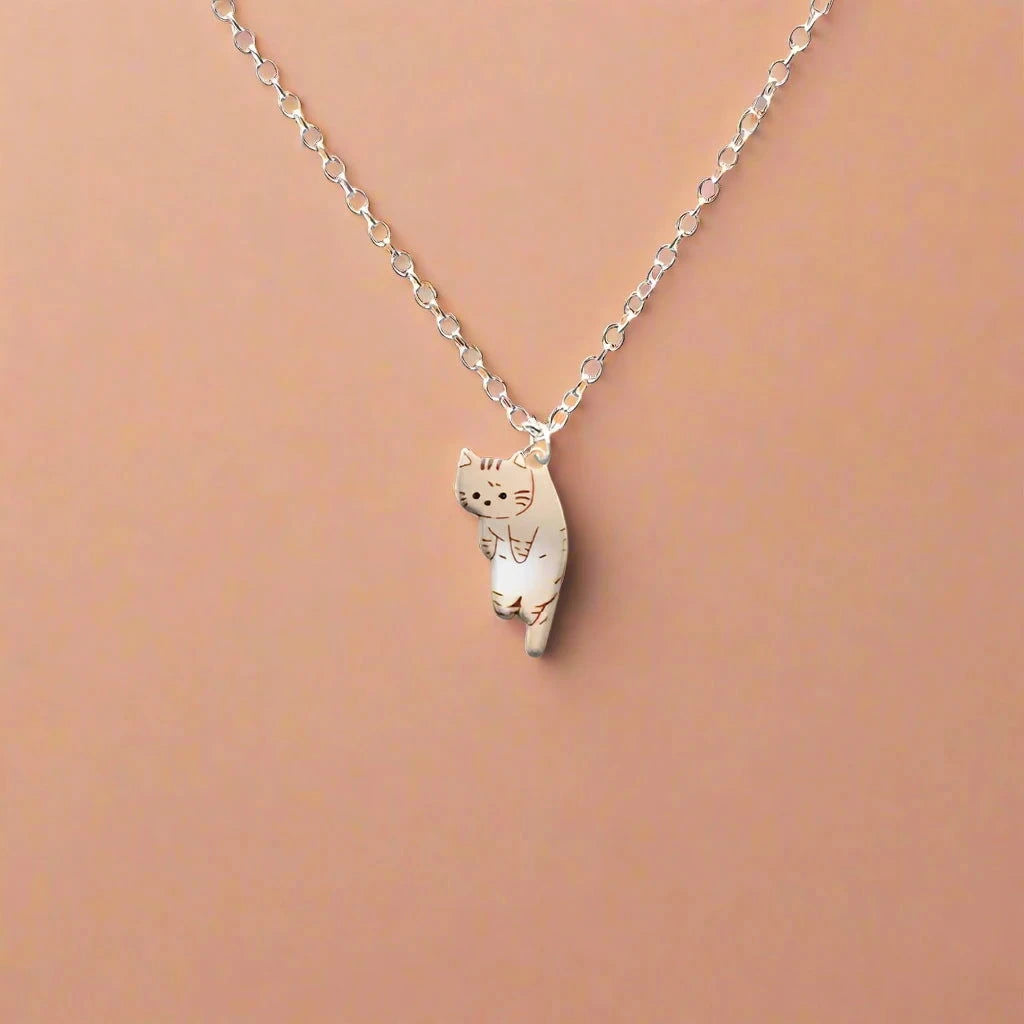 Kitten Charm Necklace - The Pink Controller