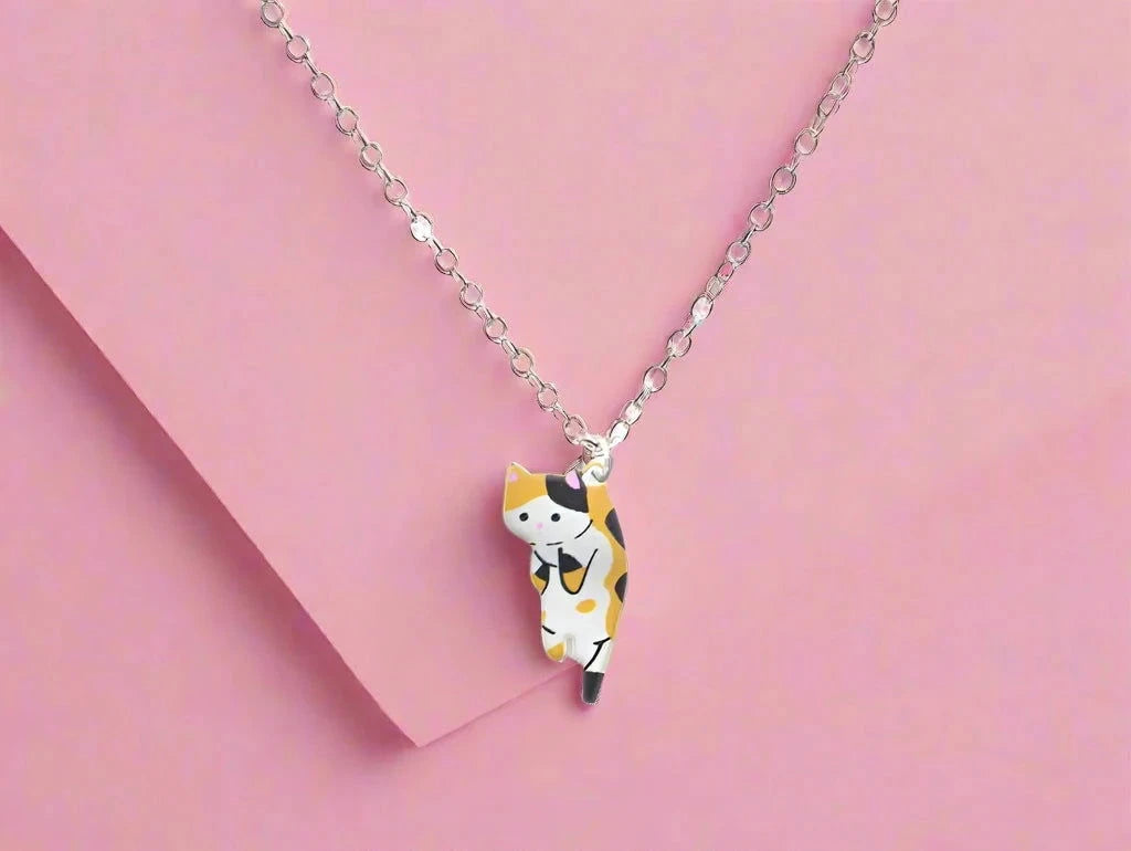 Kitten Charm Necklace - The Pink Controller