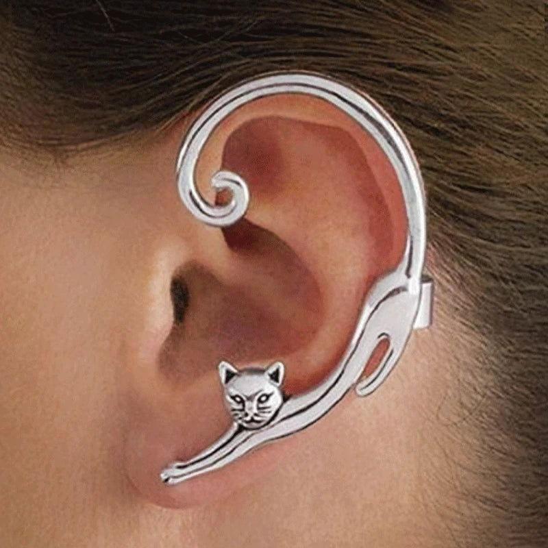 Kitty Ear Cuff Earrings-The Pink Controller - The Pink Controller
