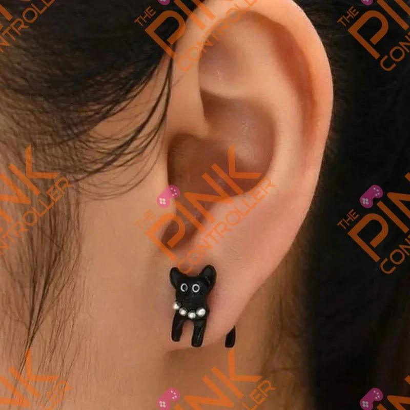 Magical Feline Express Earrings - The Pink Controller