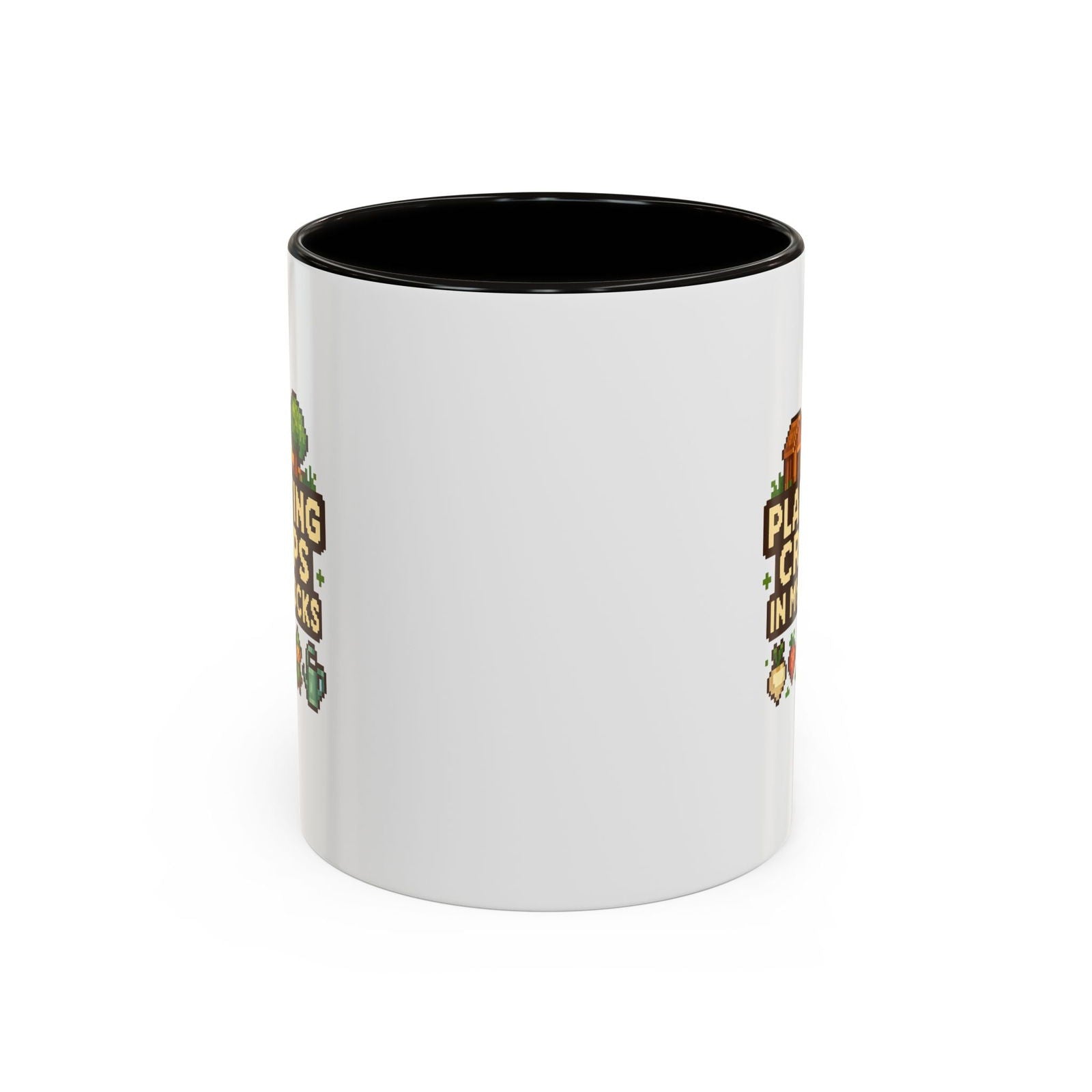 Mug - Pixel Farm-Plantin Crops in my Socks Design - The Pink Controller