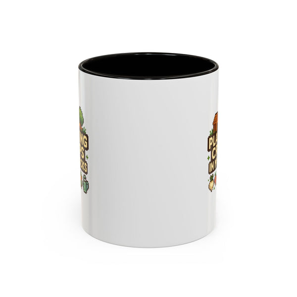 Mug - Pixel Farm-Plantin Crops in my Socks Design - The Pink Controller