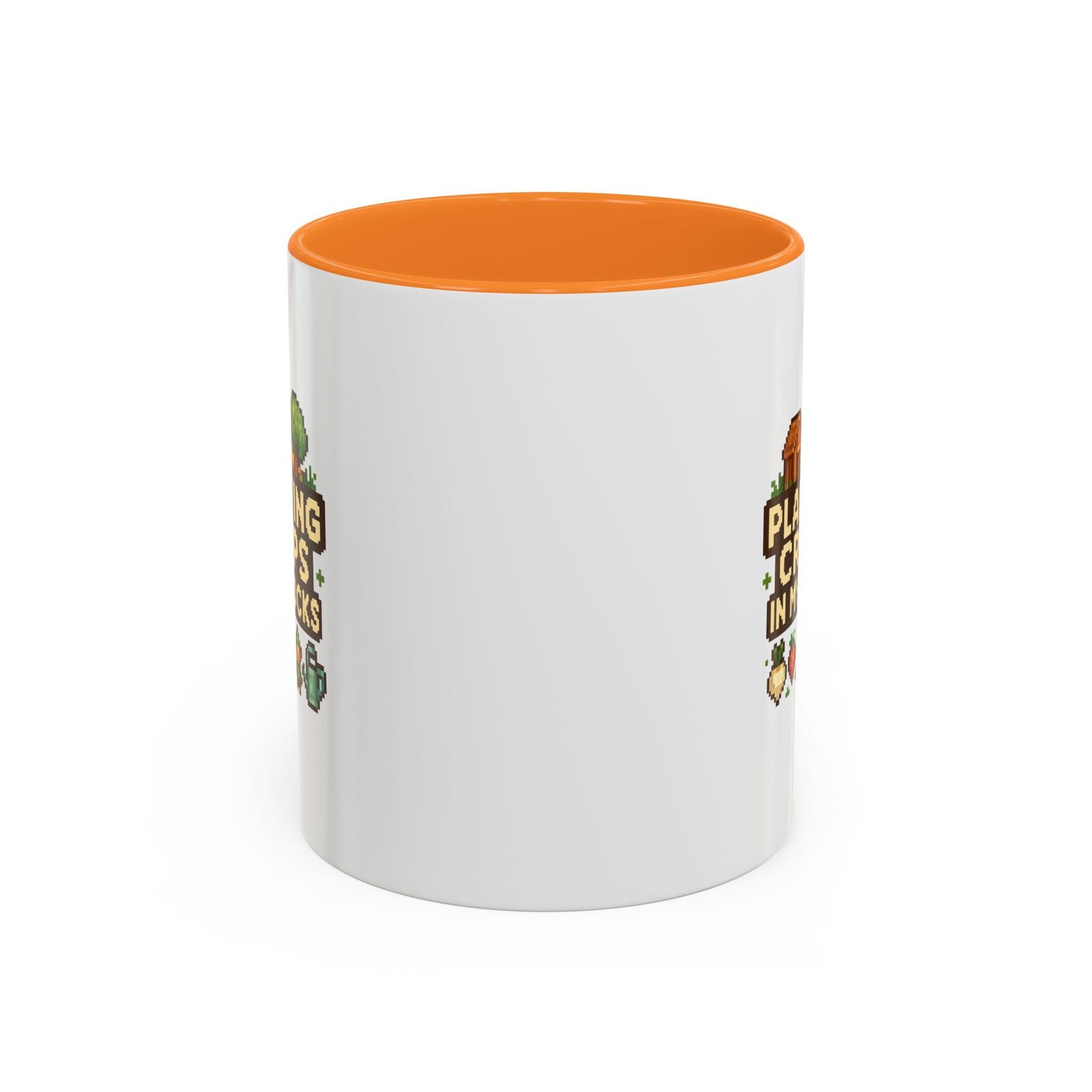 Mug - Pixel Farm-Plantin Crops in my Socks Design - The Pink Controller