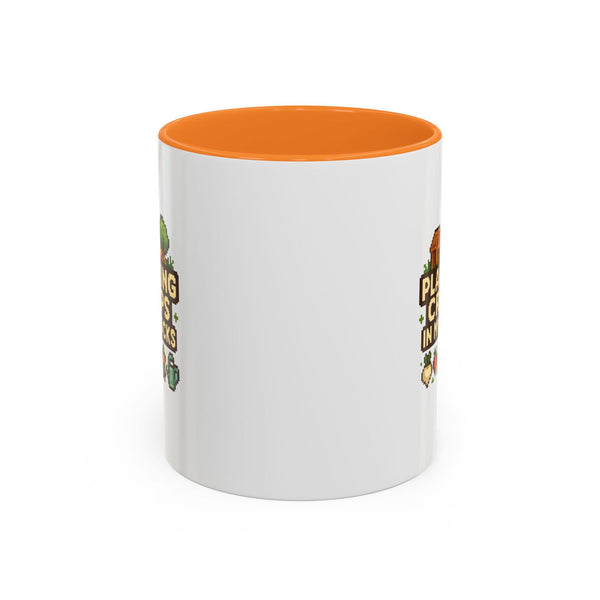 Mug - Pixel Farm-Plantin Crops in my Socks Design - The Pink Controller