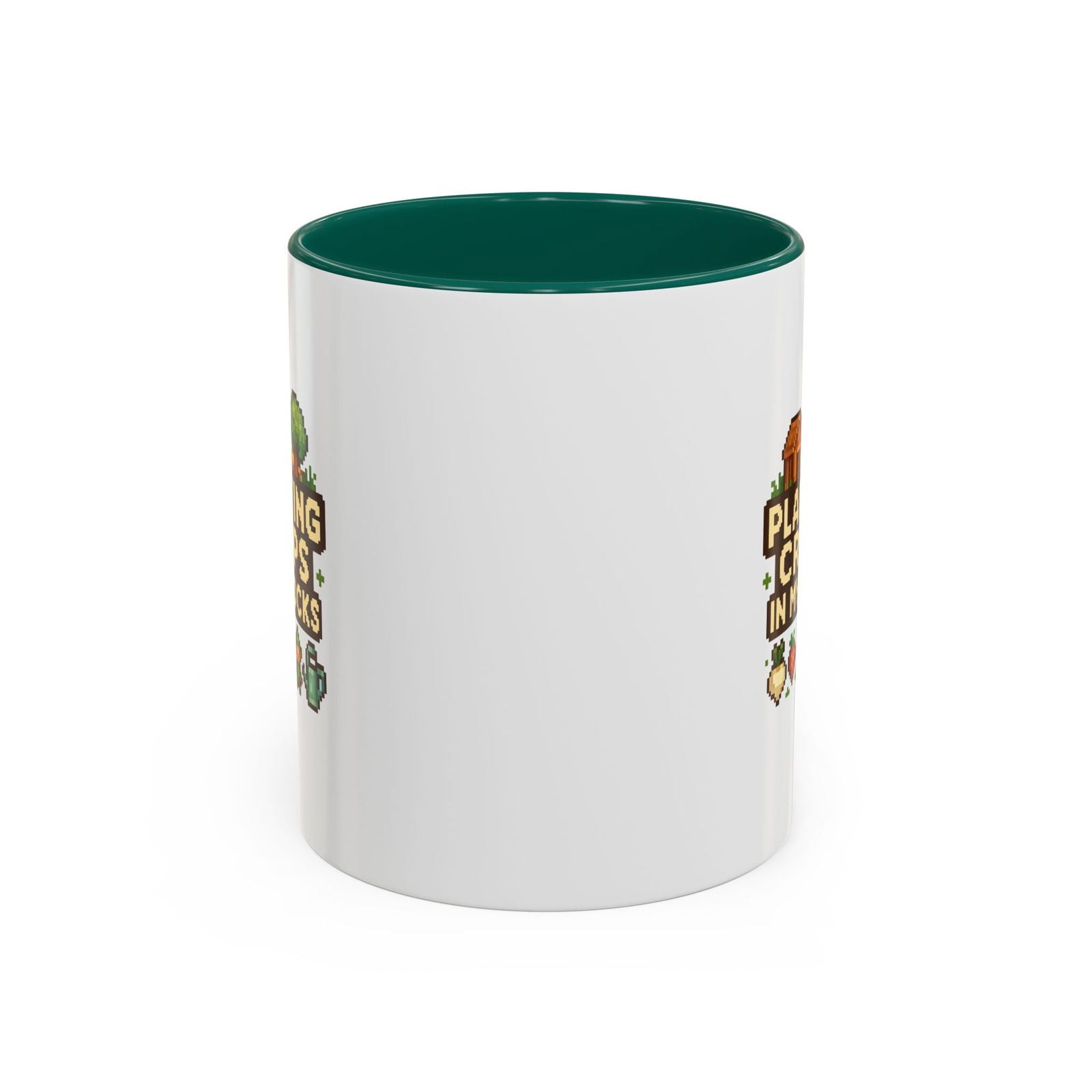 Mug - Pixel Farm-Plantin Crops in my Socks Design - The Pink Controller