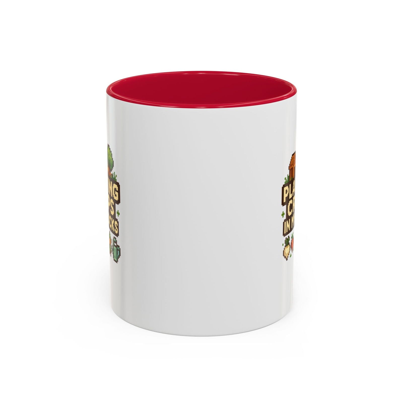 Mug - Pixel Farm-Plantin Crops in my Socks Design - The Pink Controller