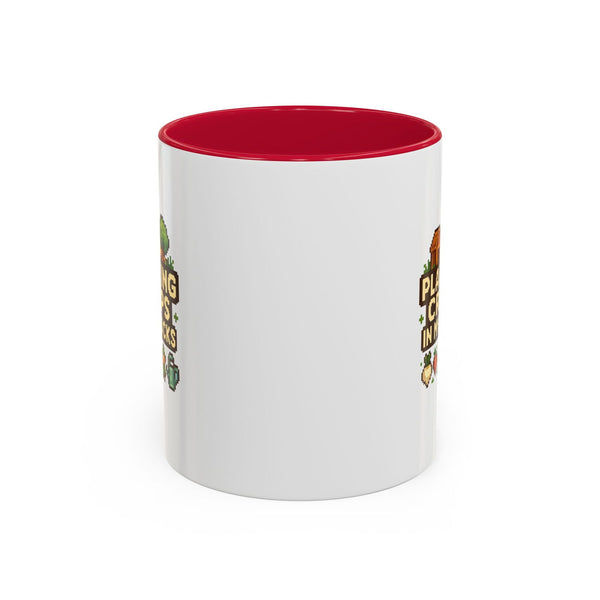 Mug - Pixel Farm-Plantin Crops in my Socks Design - The Pink Controller
