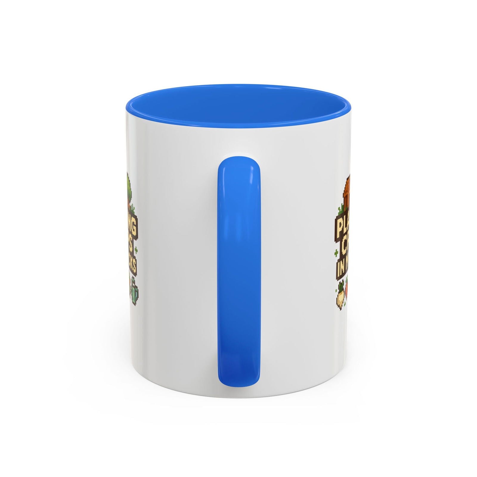 Mug - Pixel Farm-Plantin Crops in my Socks Design - The Pink Controller