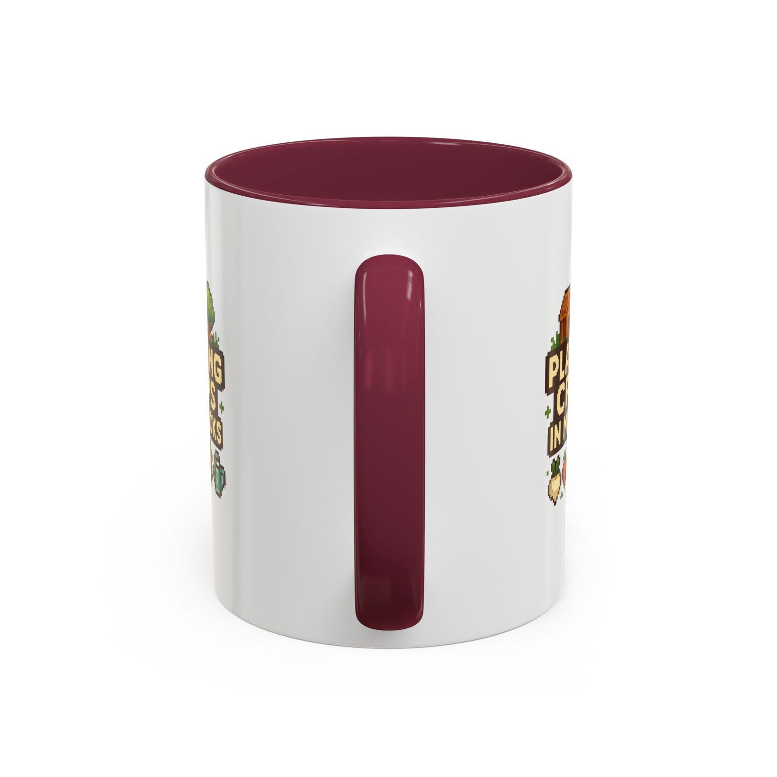 Mug - Pixel Farm-Plantin Crops in my Socks Design - The Pink Controller