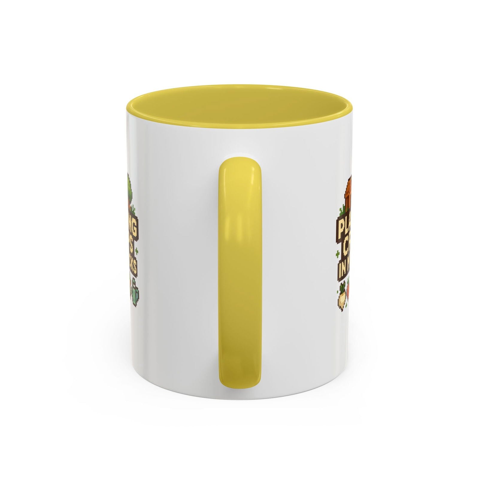 Mug - Pixel Farm-Plantin Crops in my Socks Design - The Pink Controller