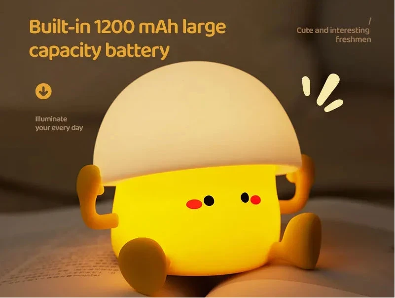 Mushroom Night Light - The Pink Controller