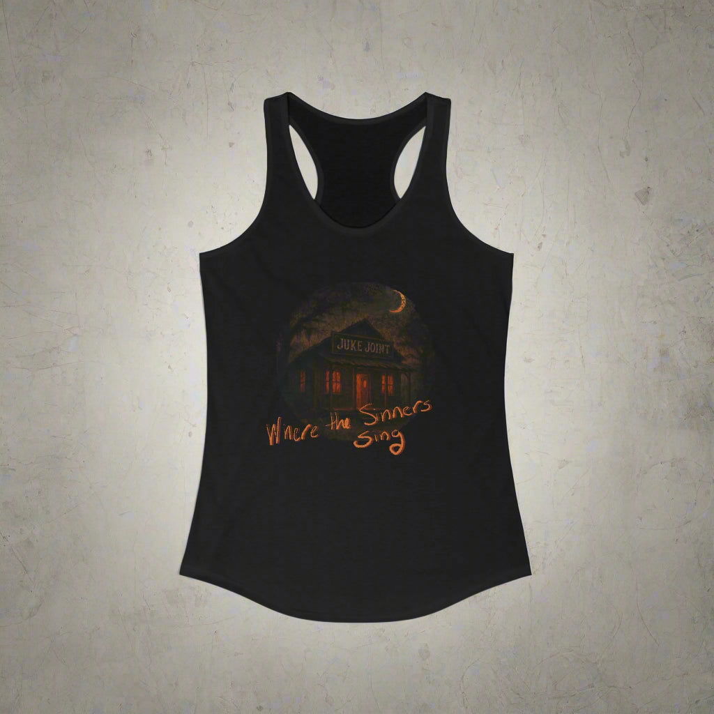 Racerback Tank - Sinners Inspired Juke Joint Design - The Pink Controller