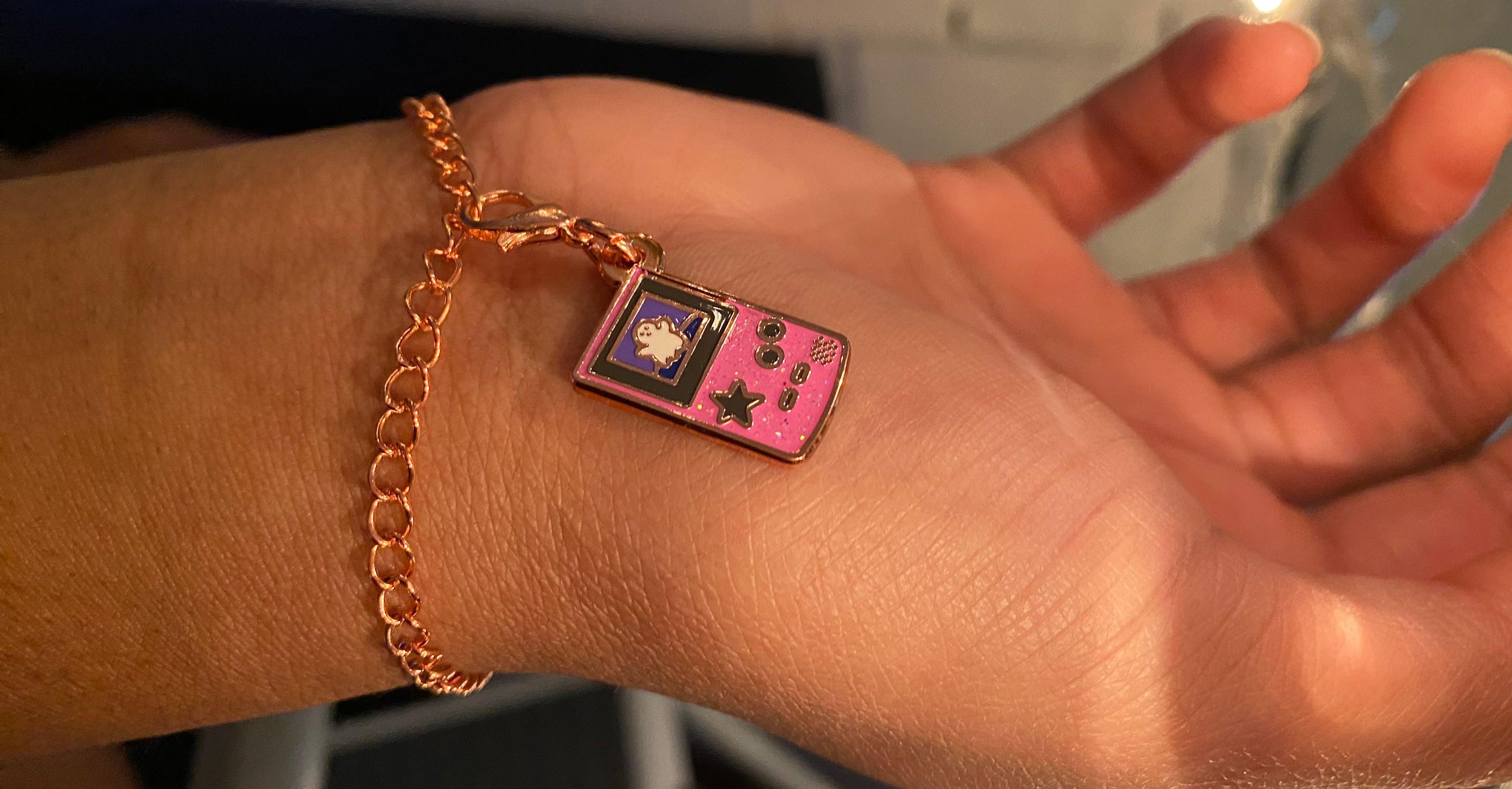 Pink Charm Bracelet