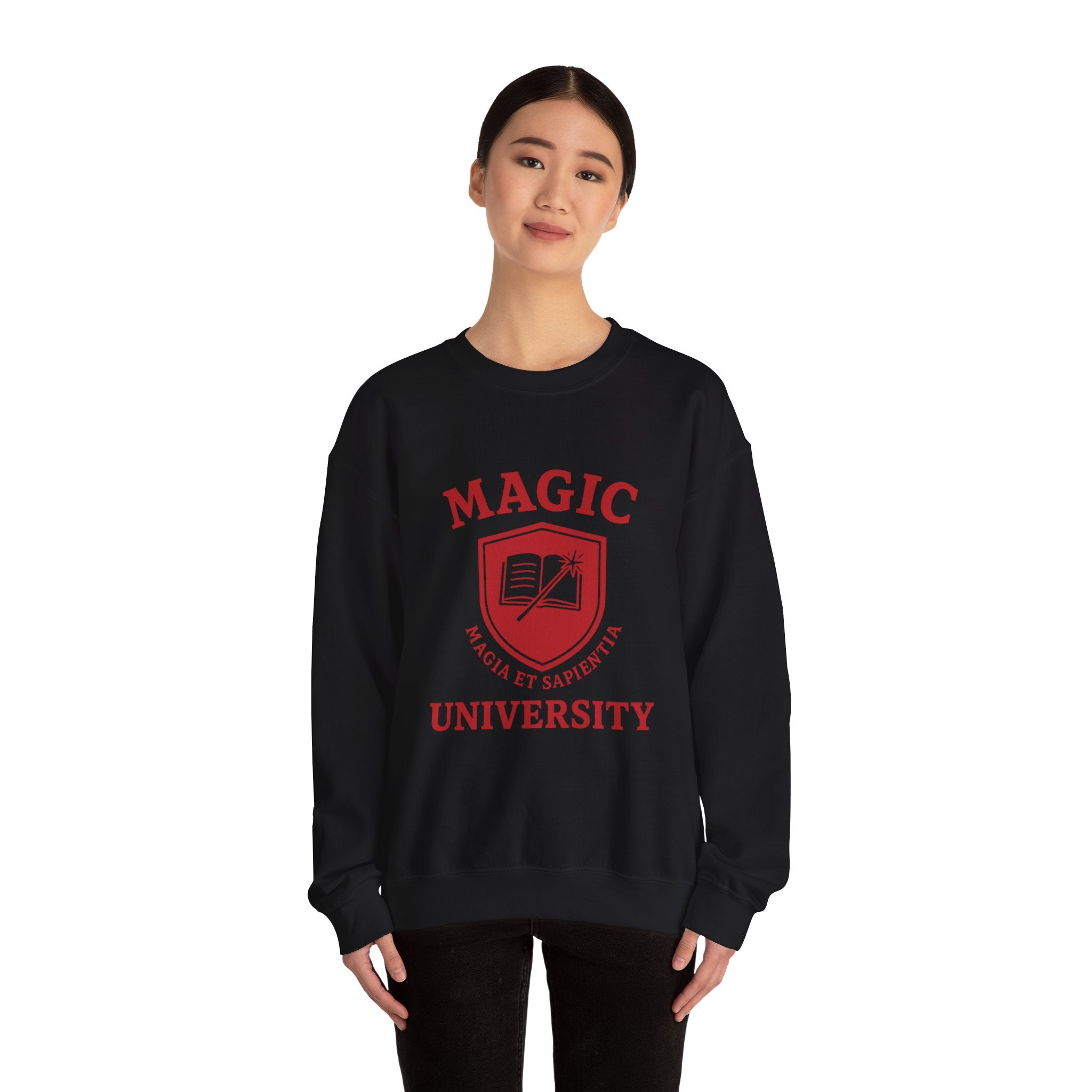 Magic University Cozy Sweatshirt (Red)