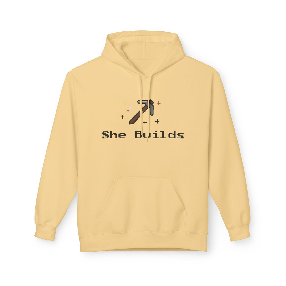 She Builds Fleece Hoodie 11159225461903220465_2048