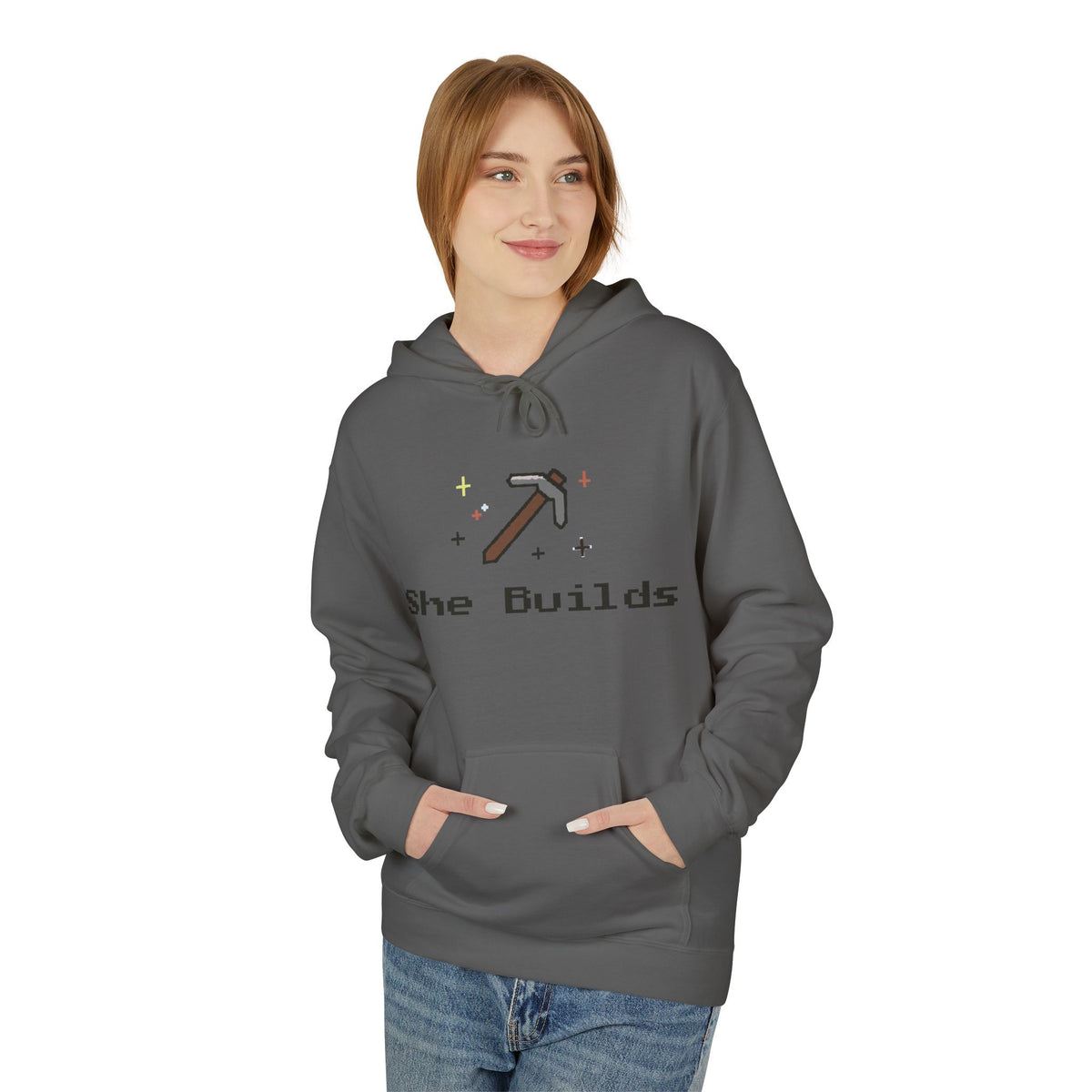 She Builds Fleece Hoodie 11263765005056253115_2048
