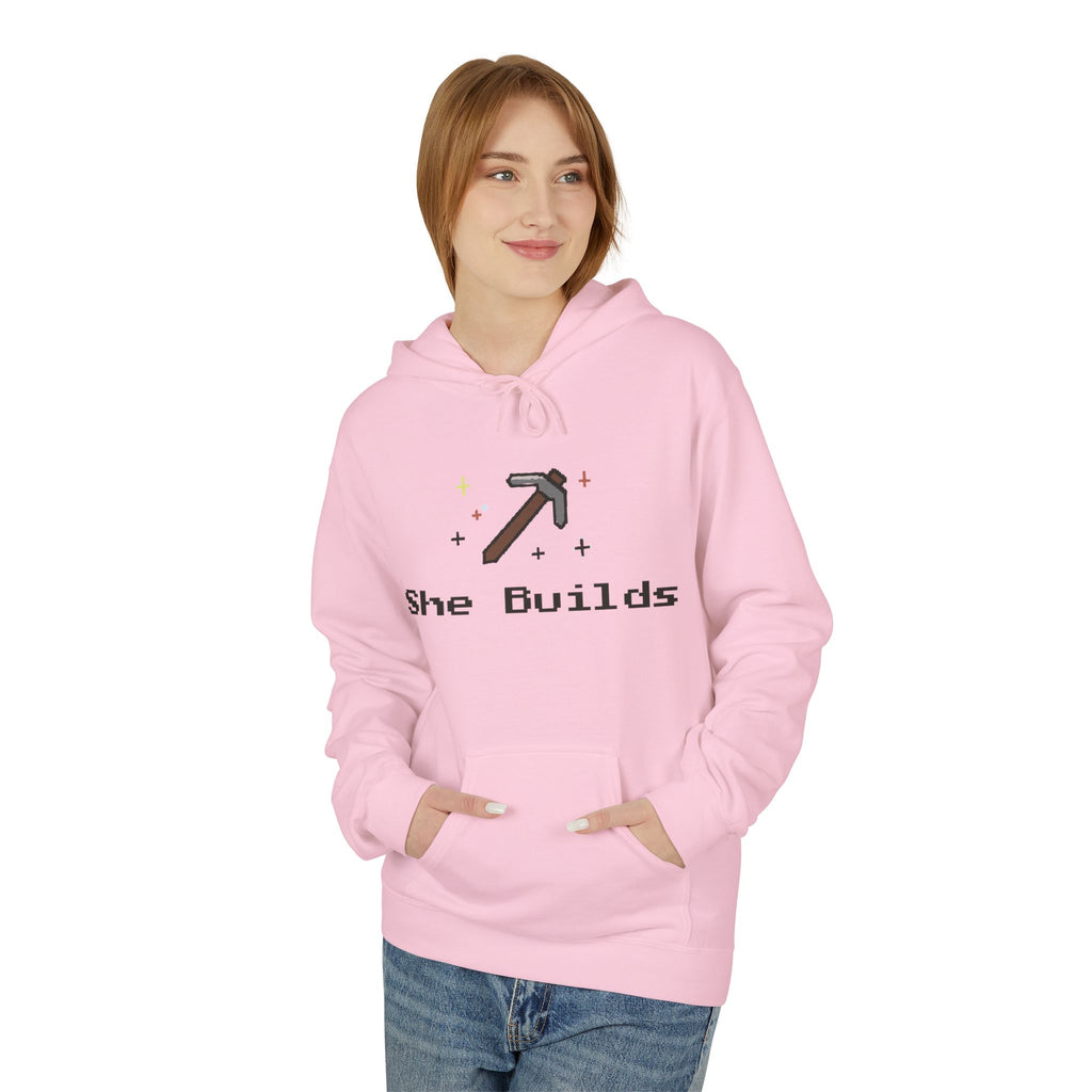 She Builds Fleece Hoodie 11291802625232876383_2048